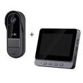 Visiophone Sans Internet Branches – Écran IPS 4,3", Vision Nocturne IR, Angle 170°, Batterie 3-4 Mois, Carte SD 128Go