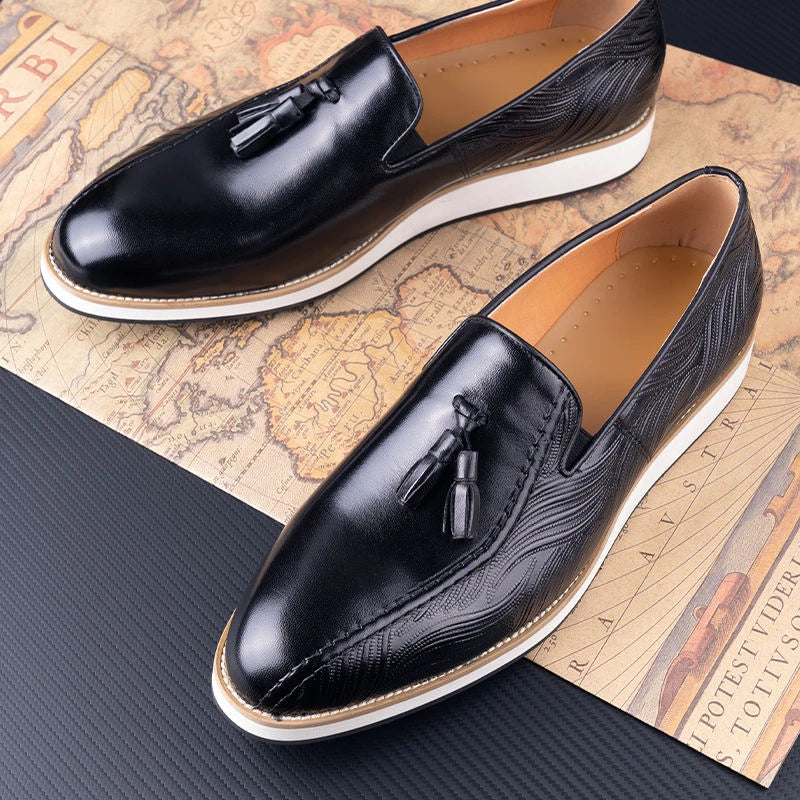 Oxford Cuir Vachette Homme Respirant Semelle EVA – CLEVI Paris