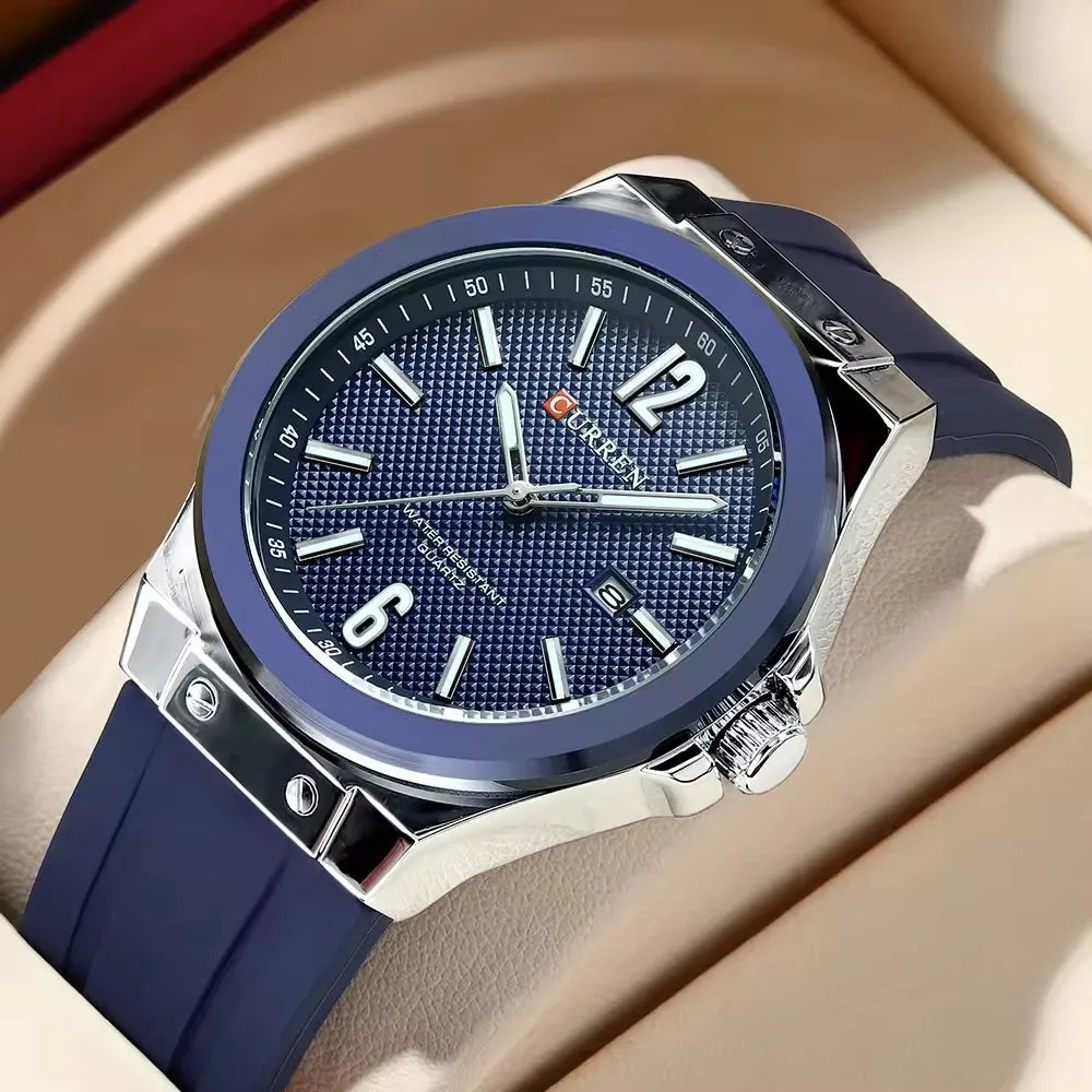 Montre Quartz Homme CURREN – Collection Multi-Modèles Cuir & Acier | 13 Coloris