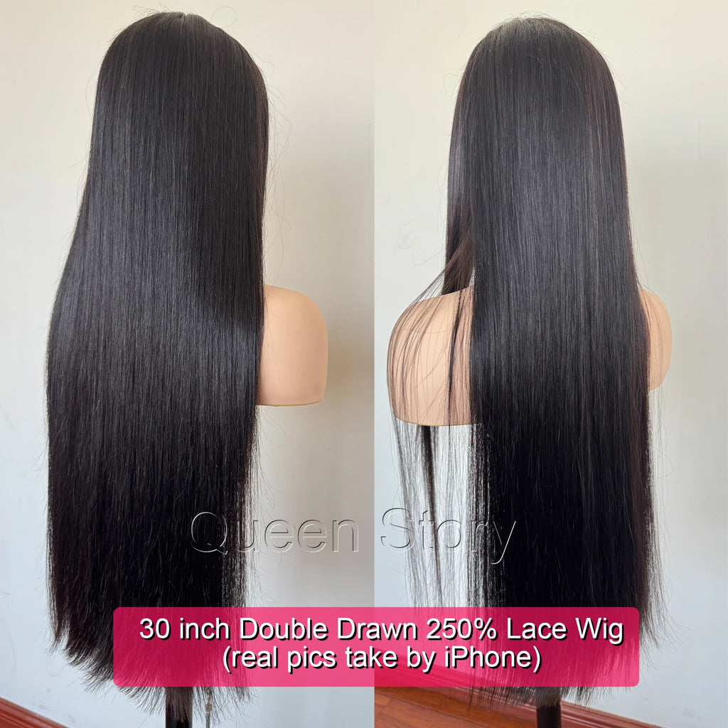 Perruque bob lisse 2x6 HD cheveux humains – CLEVI Paris