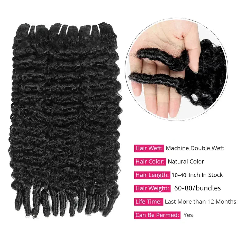 Extensions Cheveux Humains Bouclés Burmese Curly Deep Wave – CLEVI Paris