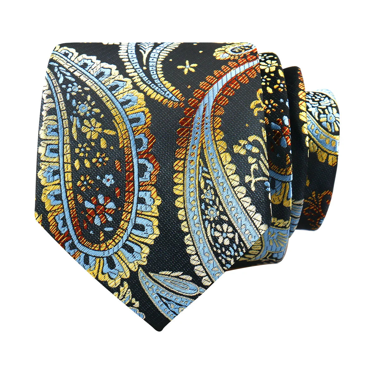 Cravate unisexe jacquard à motifs – CLEVI Paris