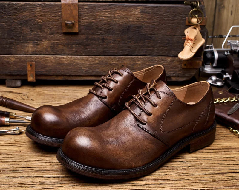 Brogues Homme Cuir Véritable Fait Main – CLEVI Paris