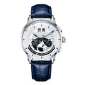 Montre Homme Gezfeel Chronographe Quartz Japonais Bracelet Cuir – CLEVI Paris