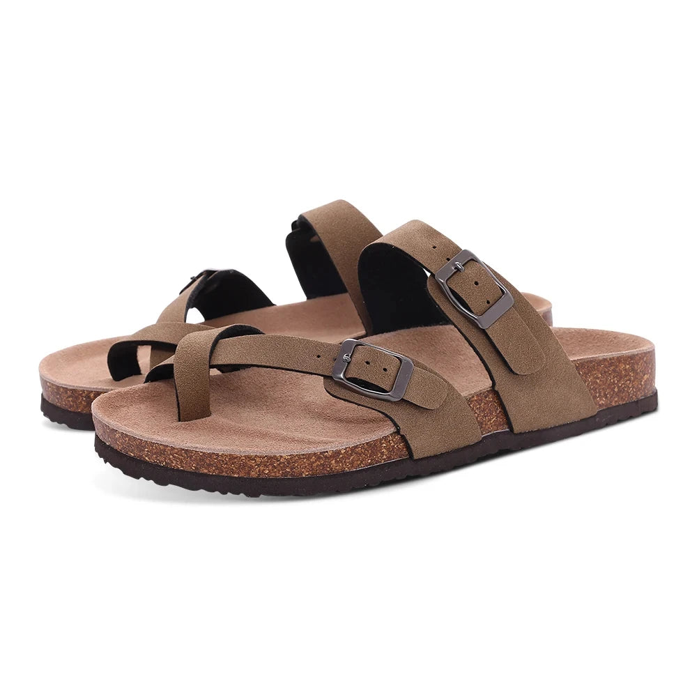 Mules Clogs Daim & Liège Style Britannique | Mixte EU 36-46 Multicolore