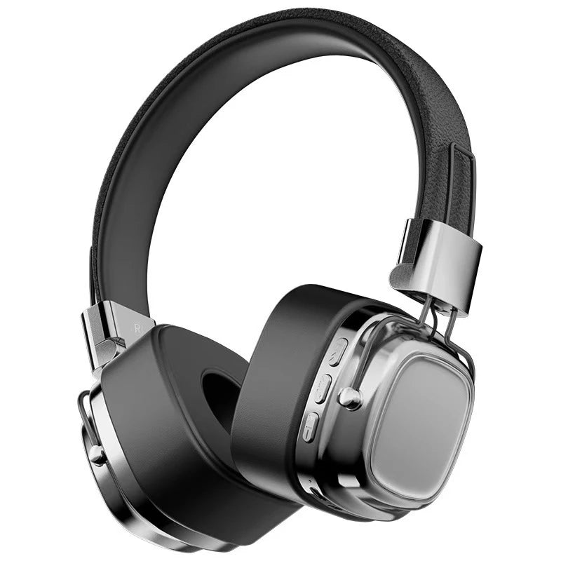 Casque Bluetooth 5.3 Pliable Rétro DJ Stéréo Micro Filaire & Sans Fil – CLEVI Paris