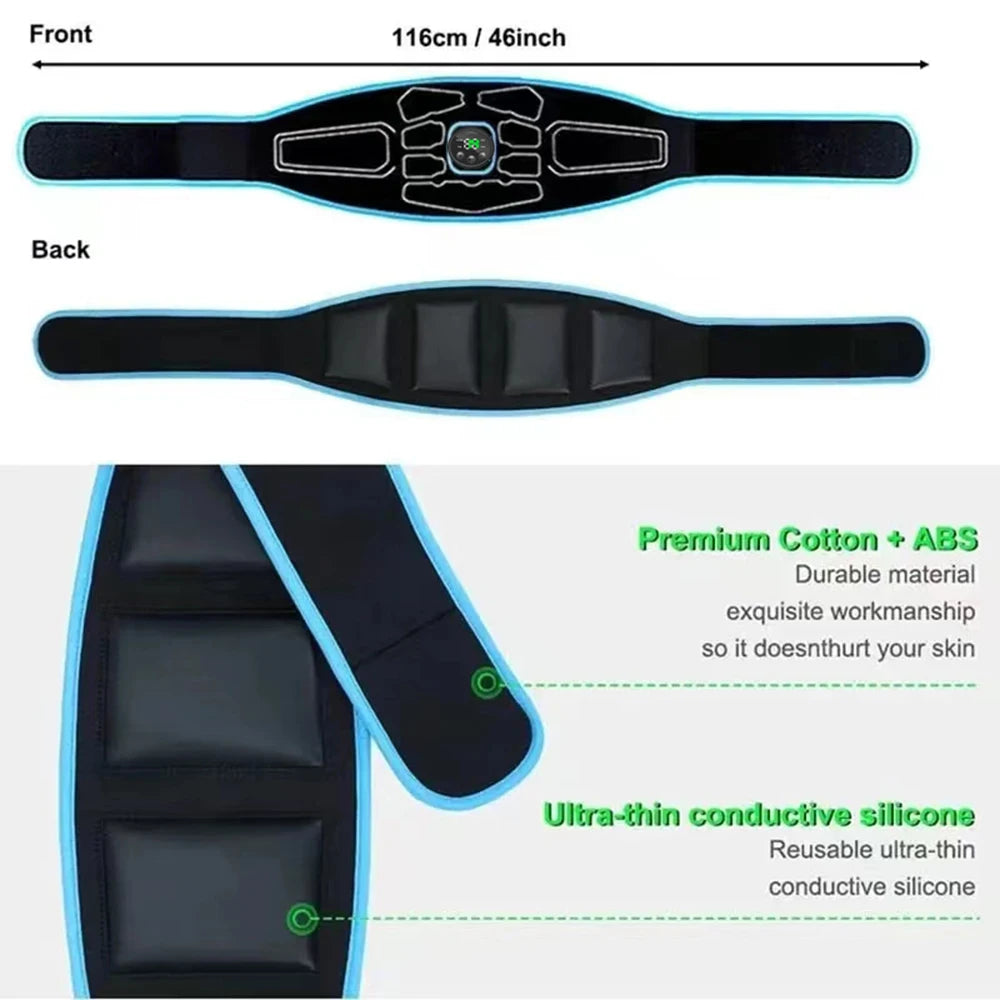 Ceinture abdominale EMS rechargeable – CLEVI Paris