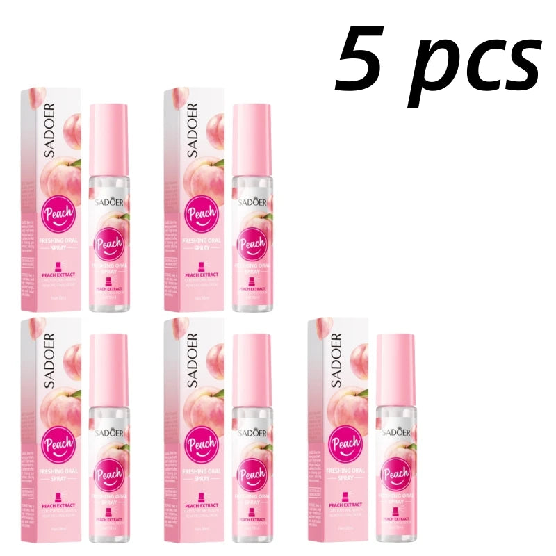 Spray Buccal Fraîcheur Haleine Menthe & Pêche Anti-Mauvaise Haleine – CLEVI Paris