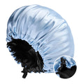 Bonnet de Nuit Double Couche Satin Réversible — CLEVI Paris