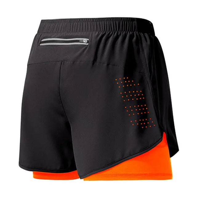 Short Running Homme Double Couche Polyester | Séchage Rapide, Fitness & Sport, 12 Coloris, Tailles S à XXL – CLEVI Paris