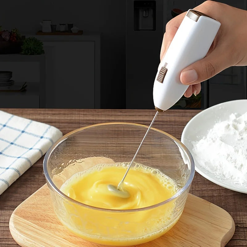 Fouet Électrique Mini | Batteur à Œufs & Mousseur à Lait, Inox, Cuisine – CLEVI Paris