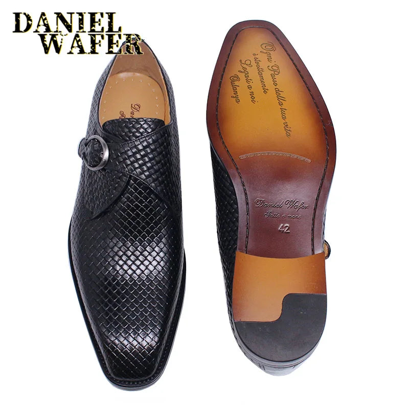 Mocassins homme à boucle en cuir – CLEVI Paris