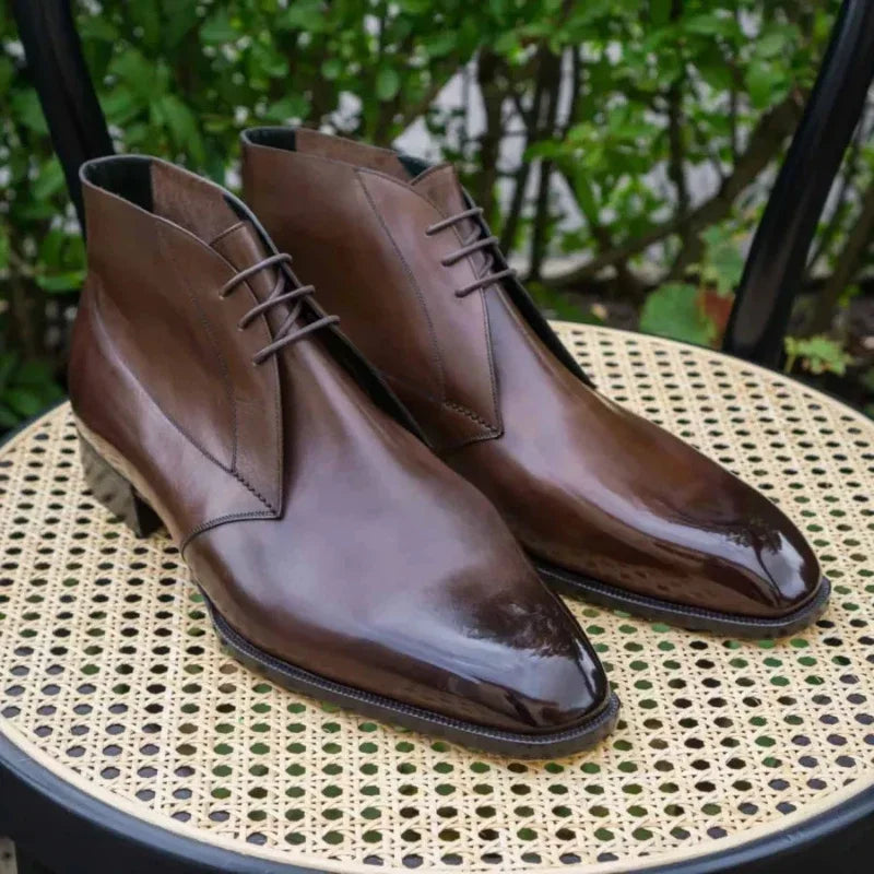 Bottines Homme Lacets Style Martin – CLEVI Paris