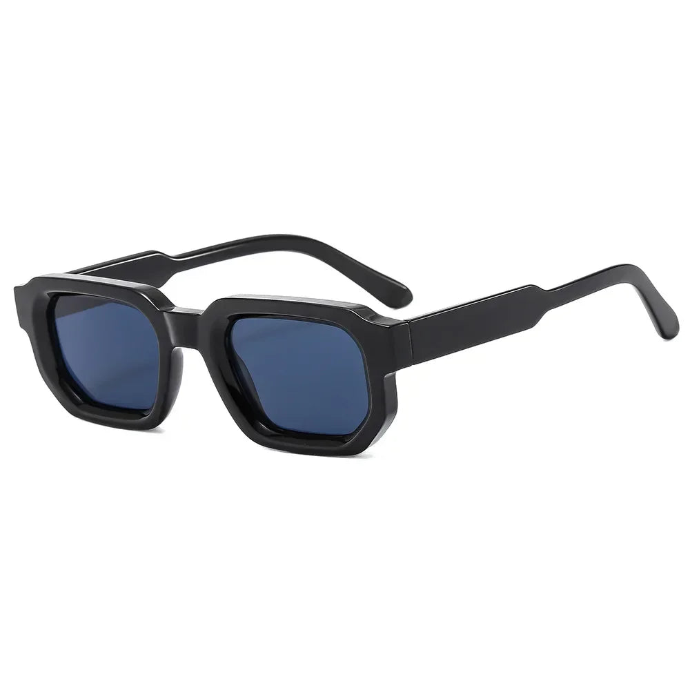Lunettes de Soleil Carrées Retro Verres Transparents UV400 Unisexe 11 Coloris – CLEVI Paris
