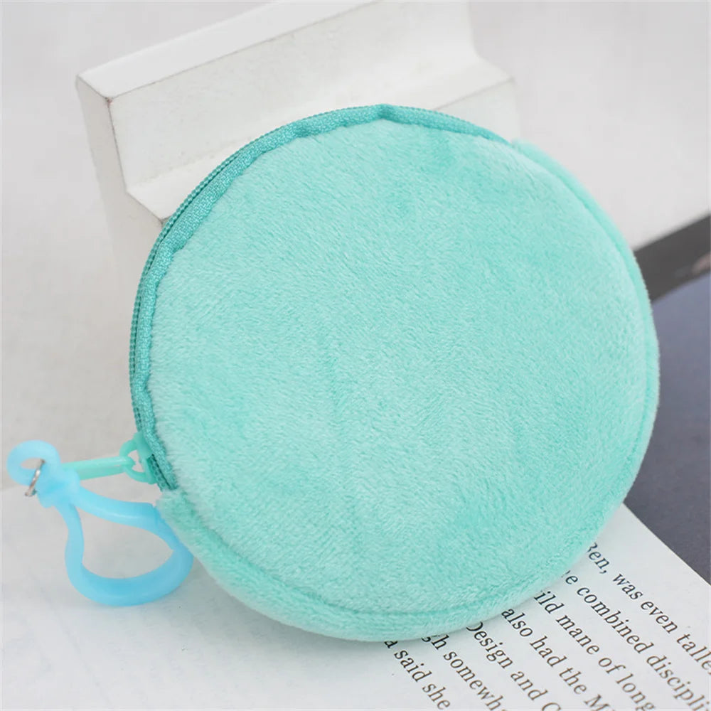 Porte-Monnaie Peluche Rond Kawaii — CLEVI Paris