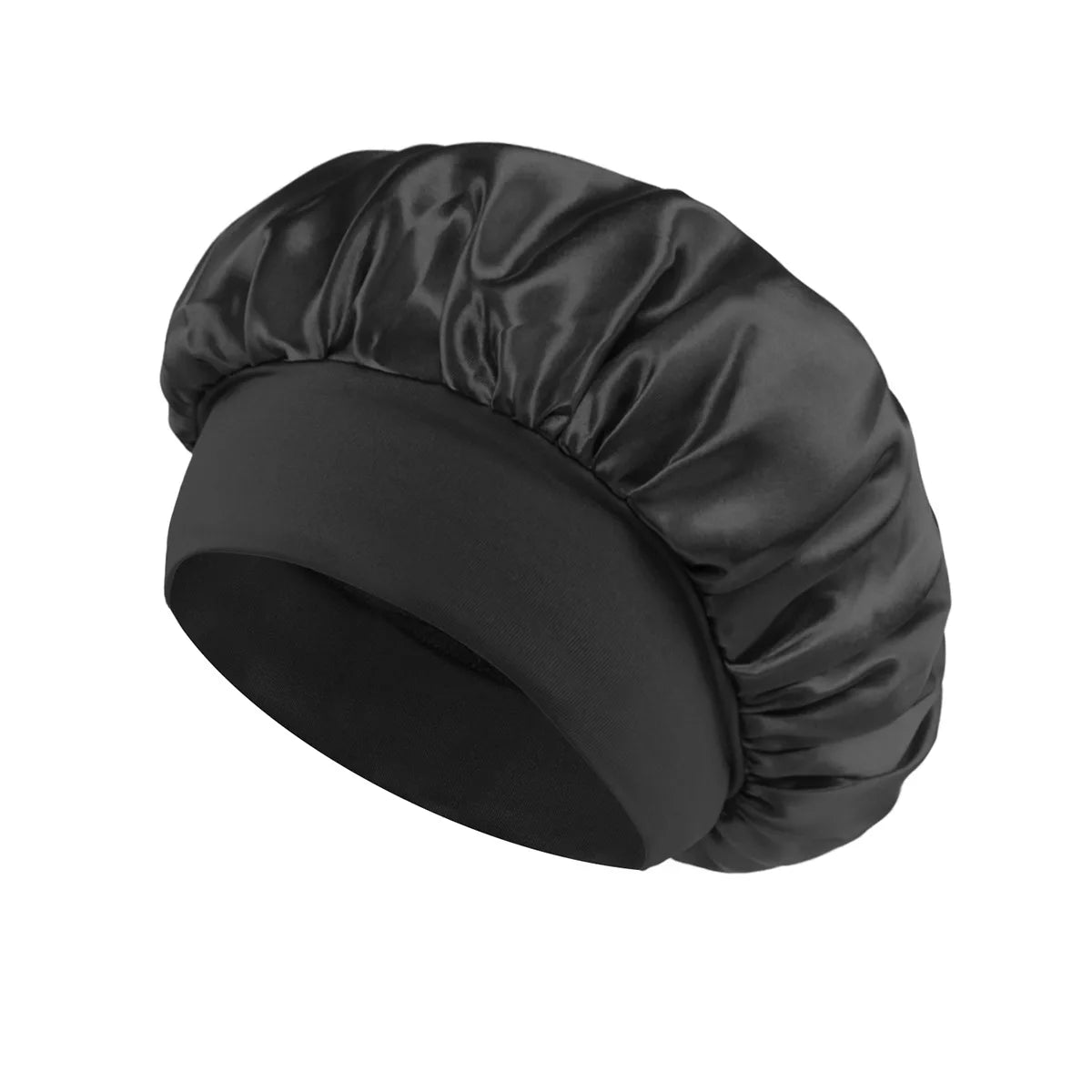 Bonnet de Nuit en Soie Satin Taille Universelle — CLEVI Paris
