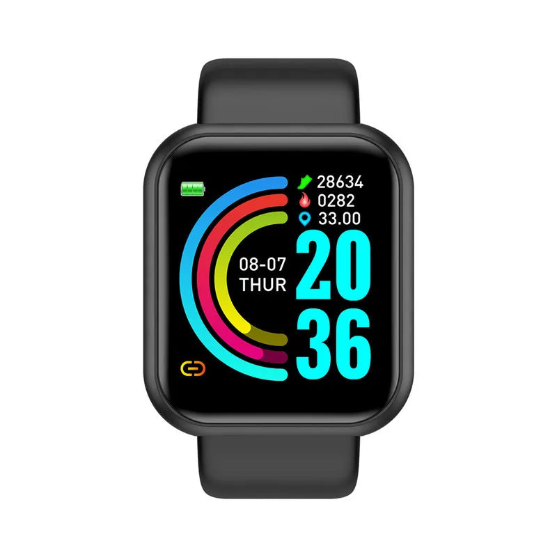 Smartwatch Connectée Sport Bracelet Silicone — CLEVI Paris