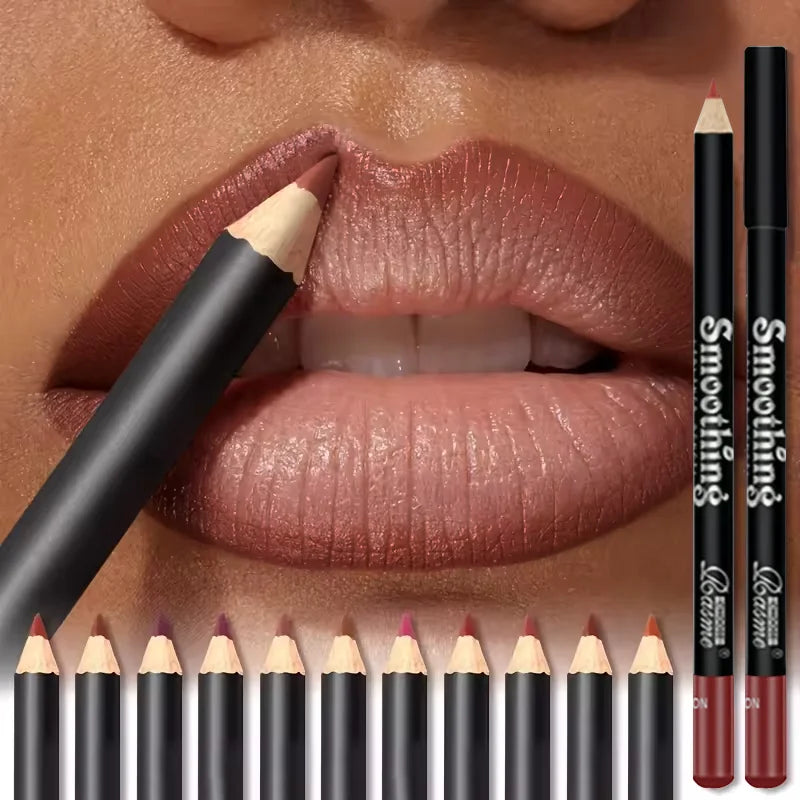 Crayon Contour Lèvres Waterproof CHOOSE RASME – Longue Tenue Matte 12 Teintes – CLEVI Paris