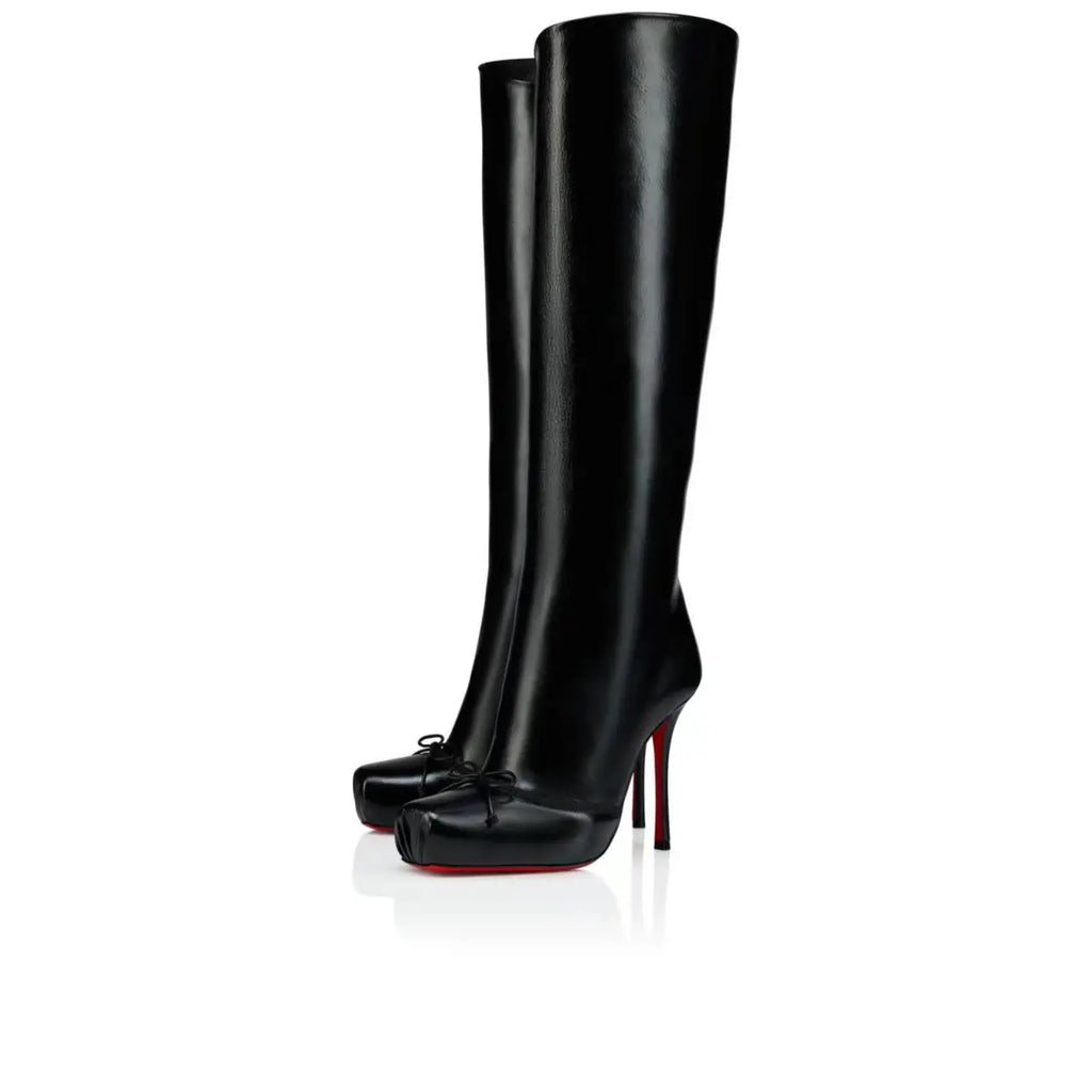 Bottes Cuissardes Femme Sestito – Talon Aiguille Bout Carré Zip Style Ballet