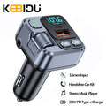 Émetteur FM Bluetooth 5.1 Voiture – Charge Rapide 30W PD USB-C Lecteur MP3 Mains Libres AUX 12-24V – CLEVI Paris