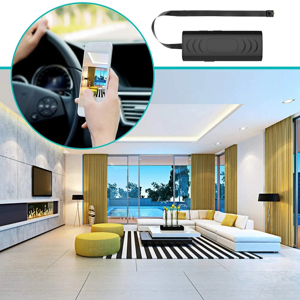 Mini Caméra WiFi DIY 1080P – Détection de Mouvement, Surveillance à Distance & Enregistrement en Boucle – CLEVI Paris