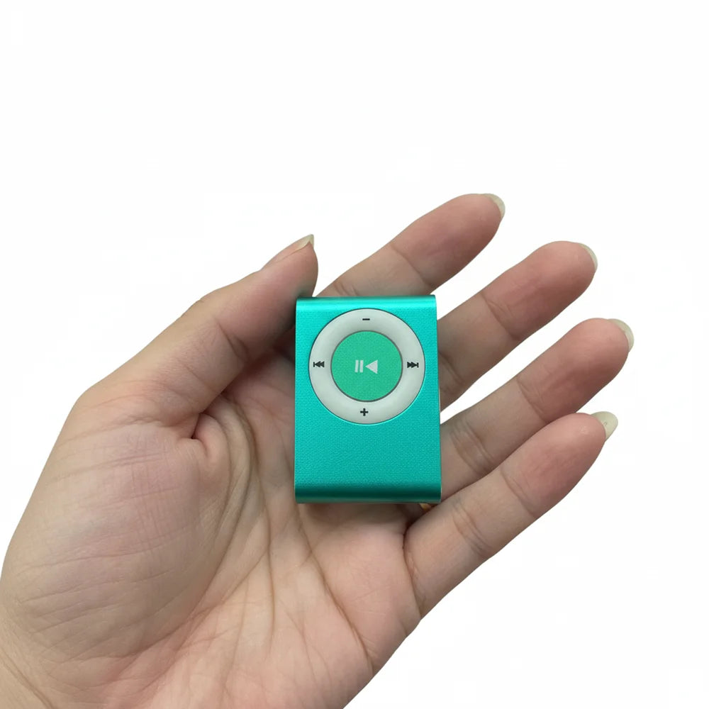 Mini Lecteur MP3 Clip Sport – Boîtier Métal, Jack 3,5 mm, 8 Couleurs | Walkman