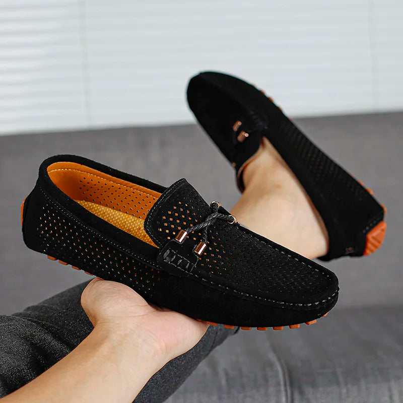 Mocassins Homme Cuir Suédé – CLEVI Paris