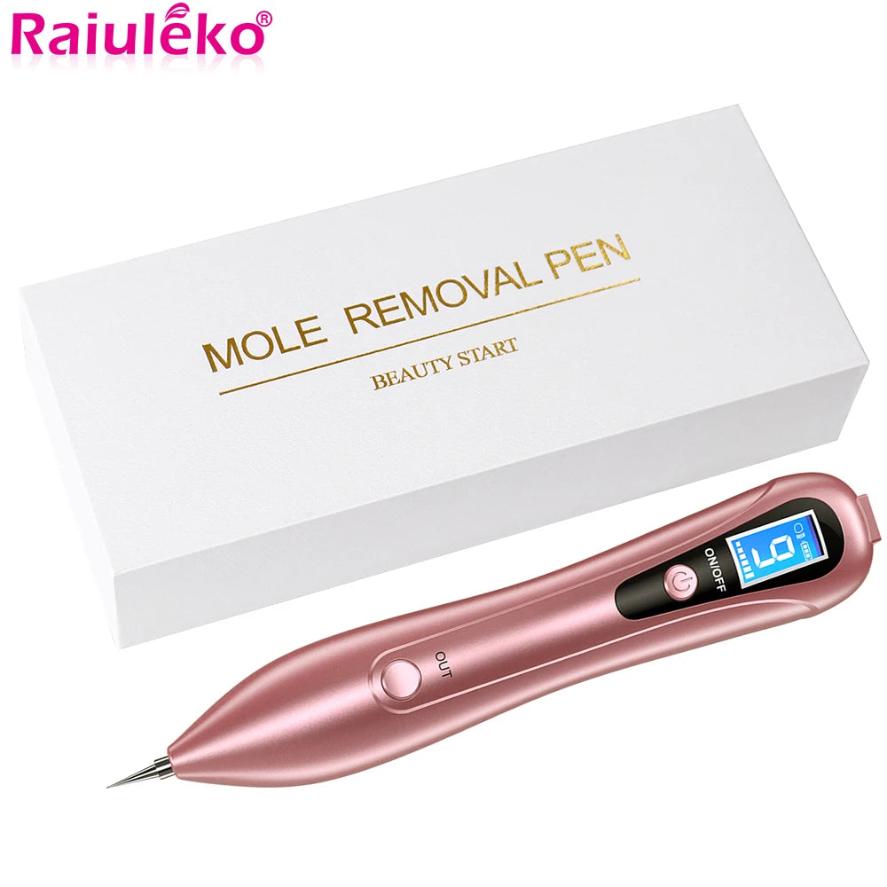 Stylo Plasma Professionnel – Suppression Verrues, Grains de Beauté, Taches, Tatouages & Molluscum – 9 Niveaux, Rechargeable USB