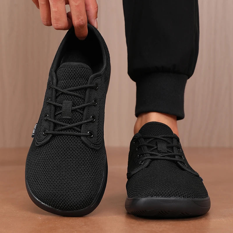 Sneakers Mesh Unisexe Respirantes Bout Large – CLEVI Paris