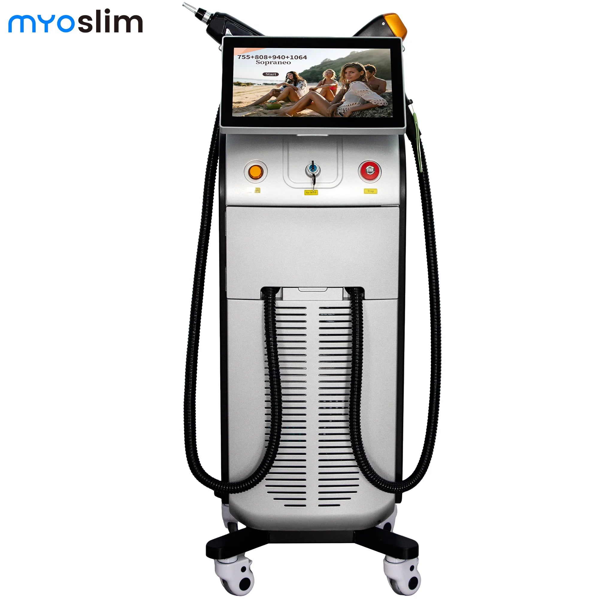 Machine Laser Diode Professionnelle 5000W – 4 Longueurs d'Onde 755/808/940/1064nm + Picoseconde – Épilation & Soin Peau Institut