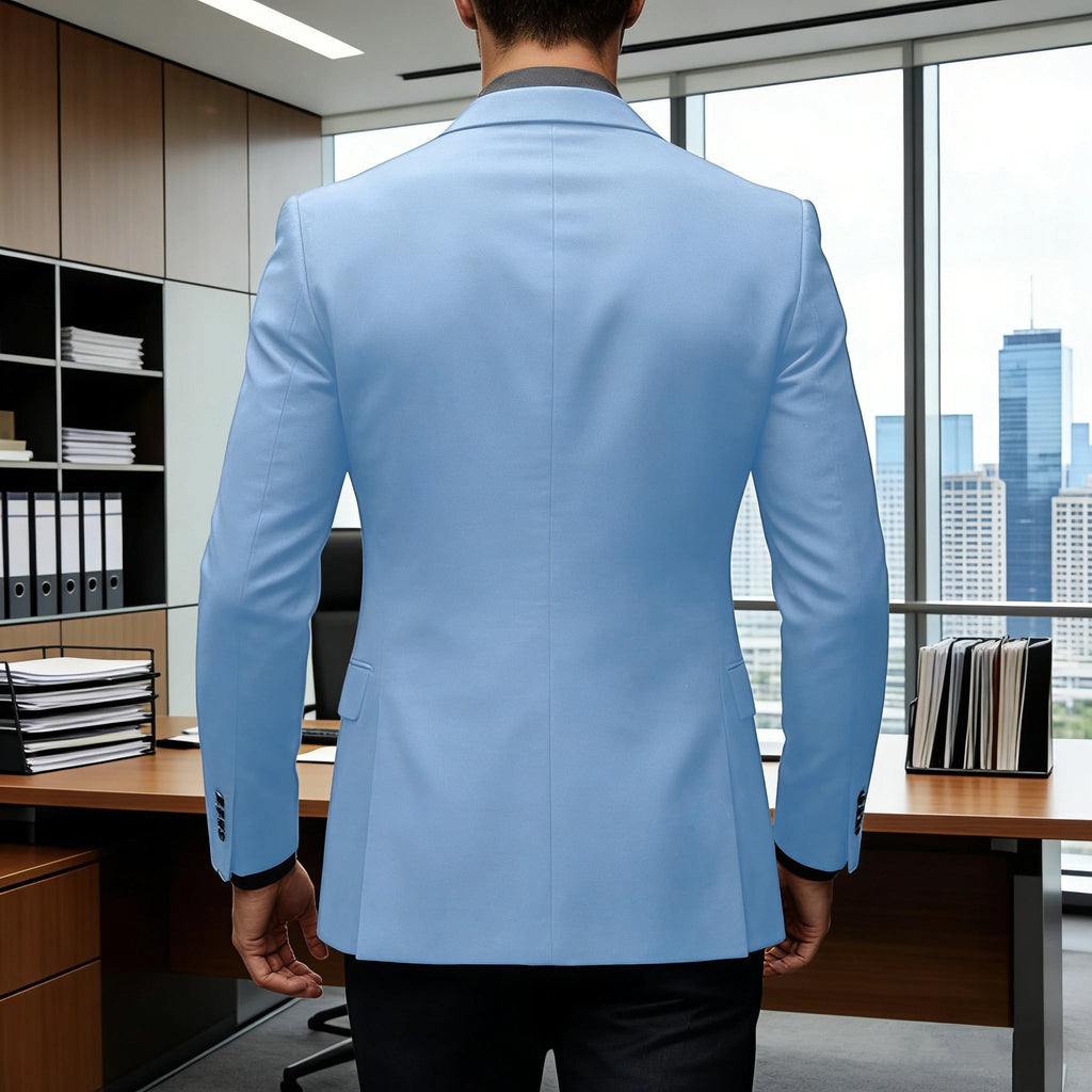 Blazer homme ajusté 2 boutons – CLEVI Paris