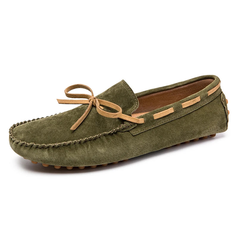 Mocassins Homme Suédé Vache Slip-On Conduite Confort Semelle Caoutchouc EU 38-47 TOGEE See – CLEVI Paris
