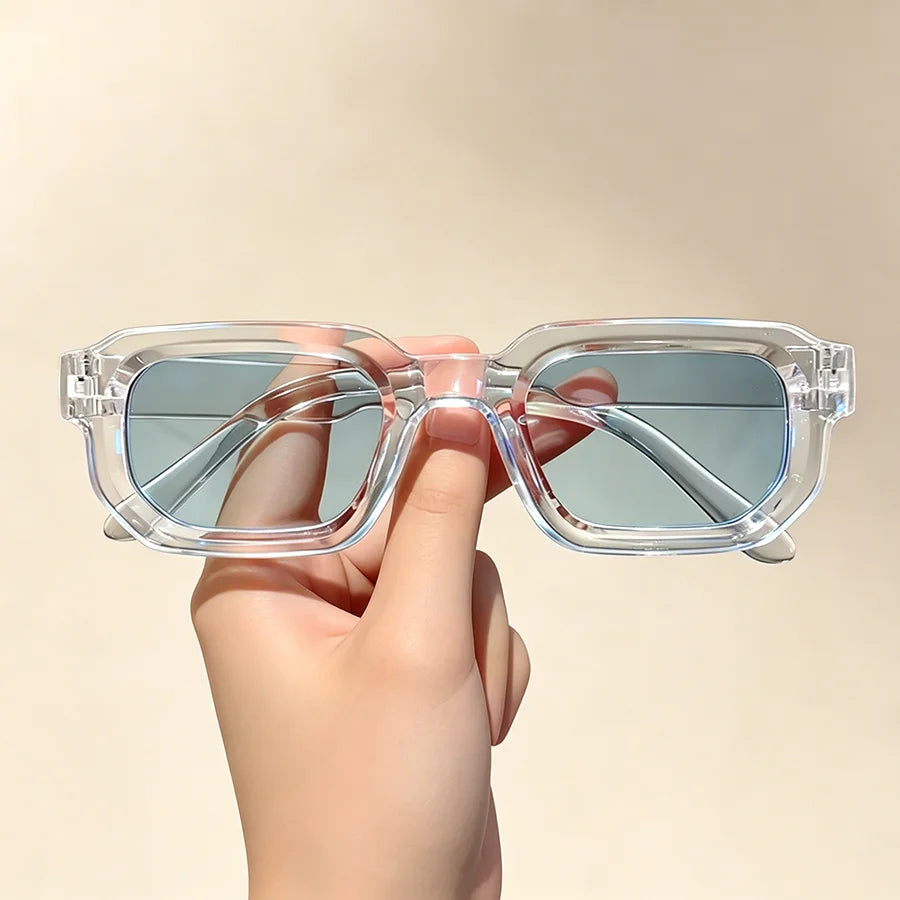 Lunettes de Soleil Rectangulaires Vintage Femme – Lot de 6 ou à l’unité – CLEVI Paris