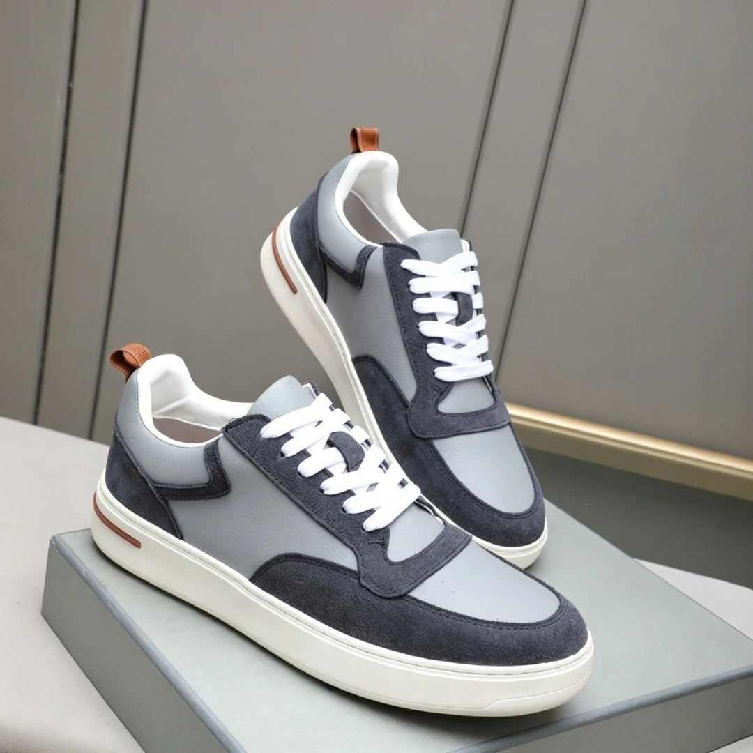 Sneakers Luxe Artisanales Homme Cuir Suède Laine – CLEVI Paris