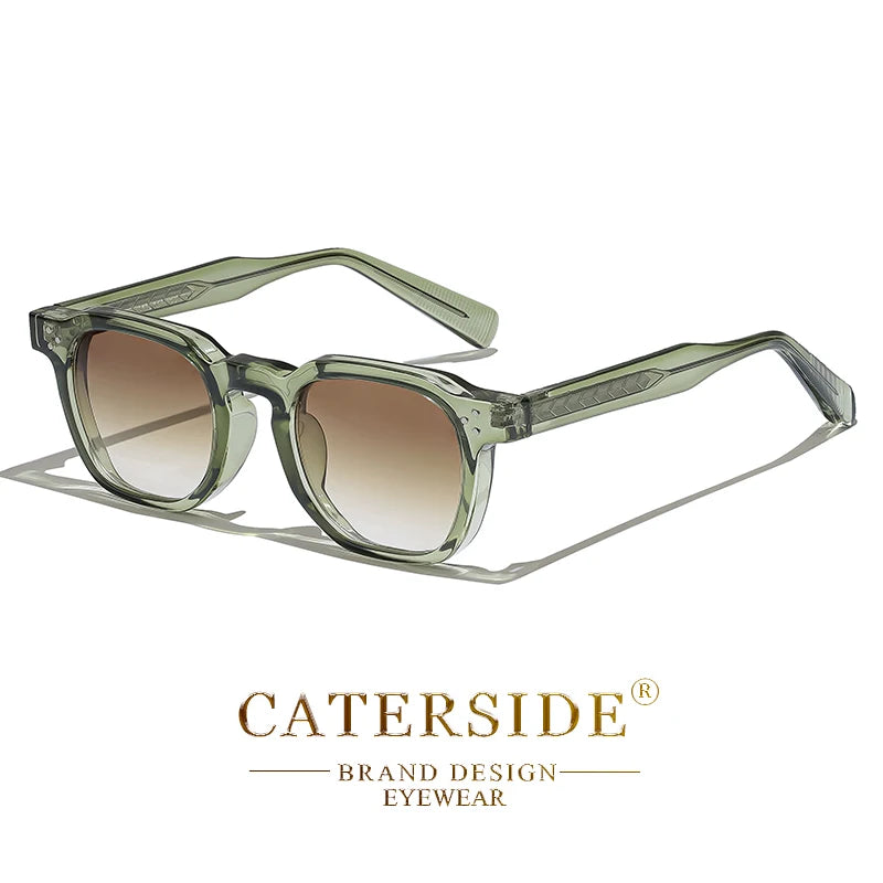 Lunettes de Soleil Style Punk Unisexe CATERSIDE – Monture Carrée Miroir UV400 – CLEVI Paris