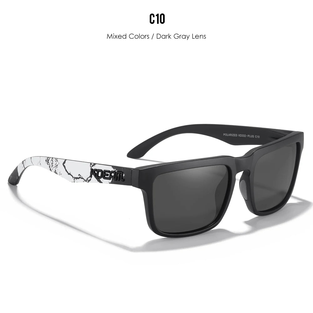 Lunettes de Soleil Polarisées Oversize Homme Femme – Verres Photochromiques Anti-Reflets UV400 – CLEVI Paris