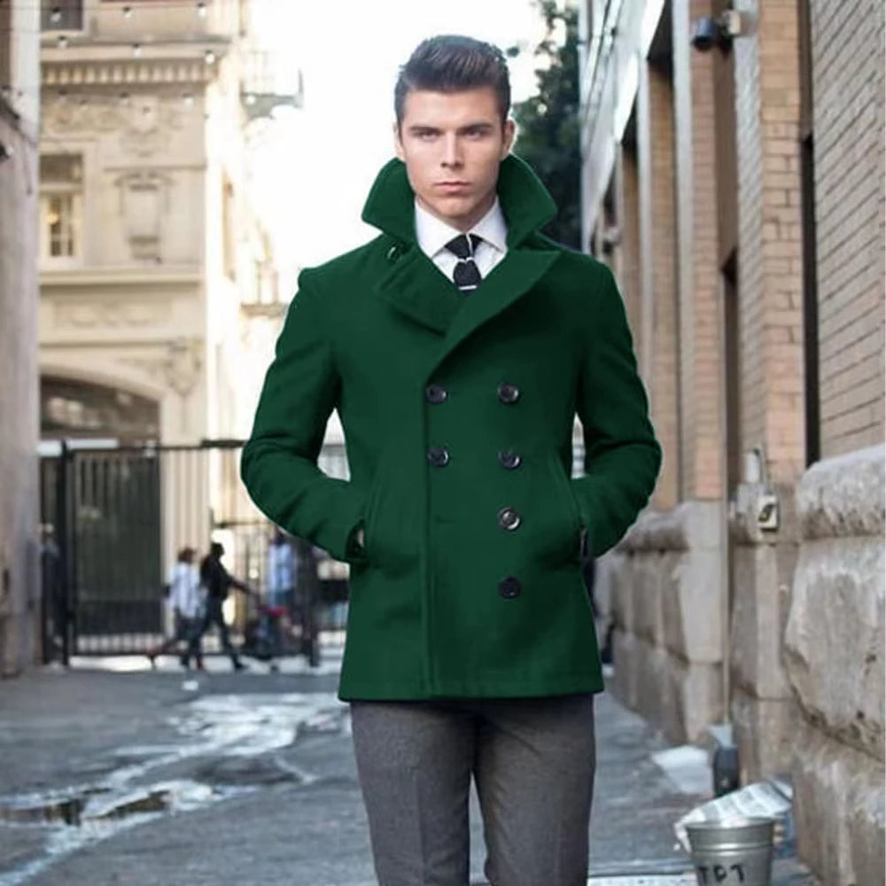Caban homme double boutonnage – CLEVI Paris