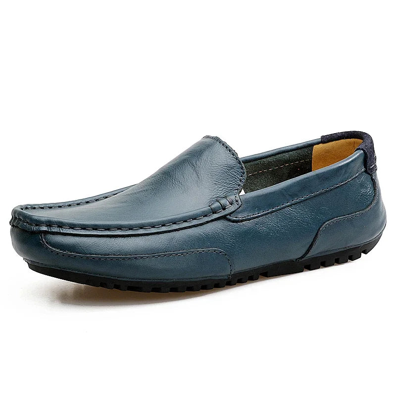 Mocassins Cuir Véritable Ajourés Homme Respirants Slip-On | 7 Coloris – CLEVI Paris
