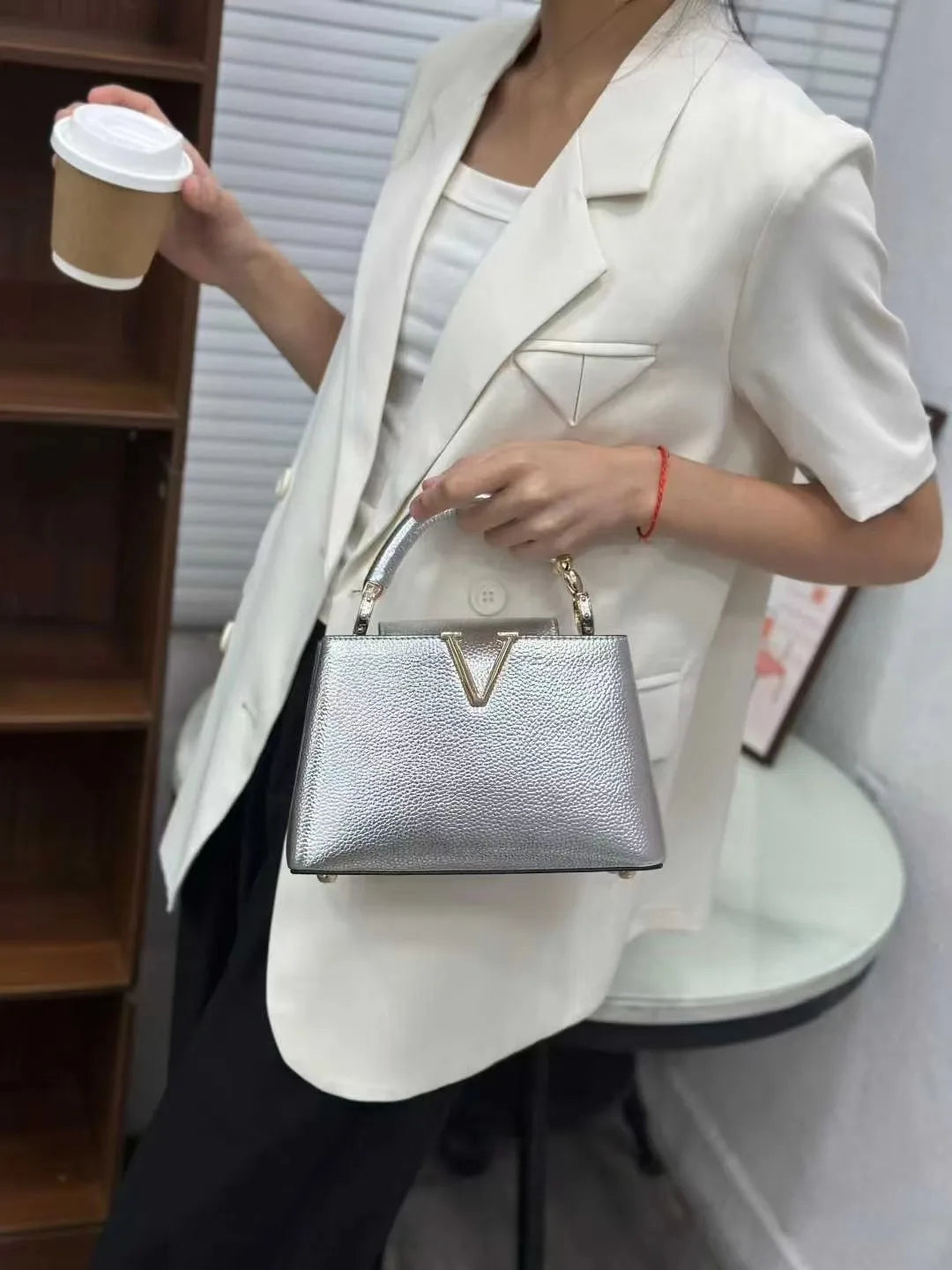 Sac Bandoulière Femme Tissu Tote Classique Élégant 8 Coloris – CLEVI Paris