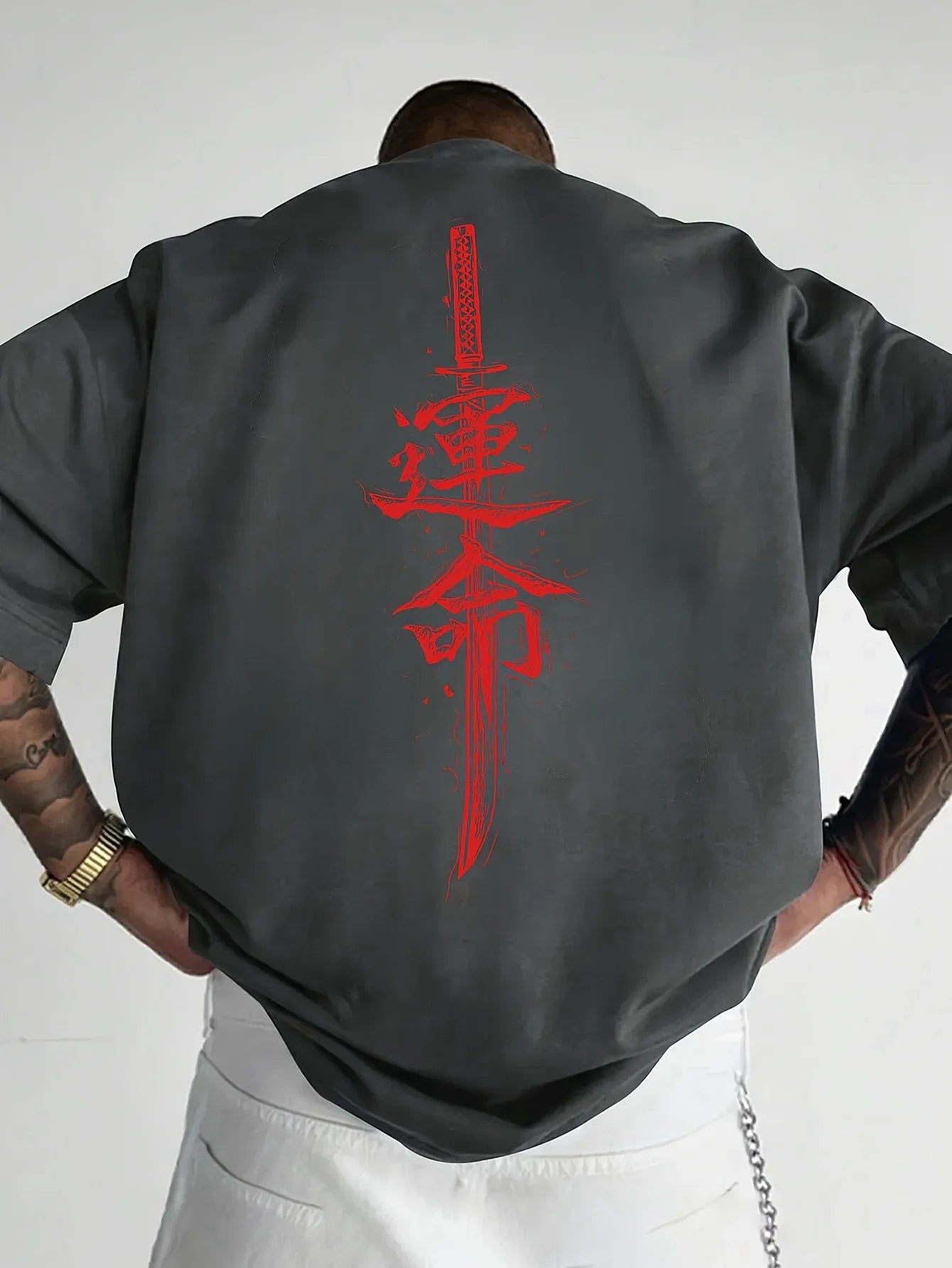 T-Shirt Unisexe Imprimé Samouraï Japonais 100% Coton Manches Courtes 15 Coloris – CLEVI Paris