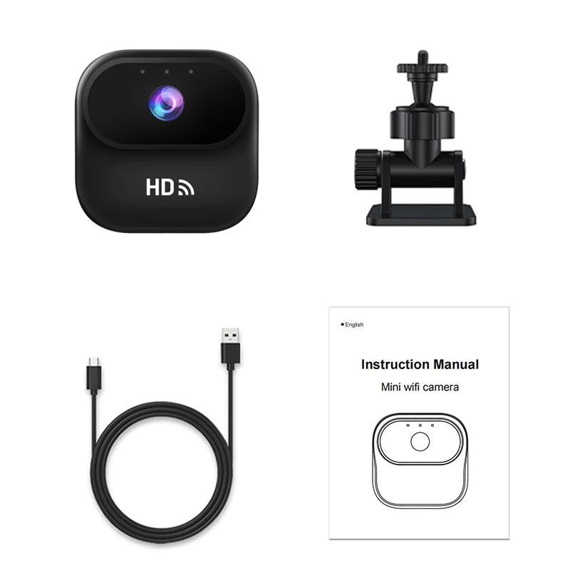Mini Caméra WiFi A800 1080P – Surveillance & Détection de Mouvement – CLEVI Paris