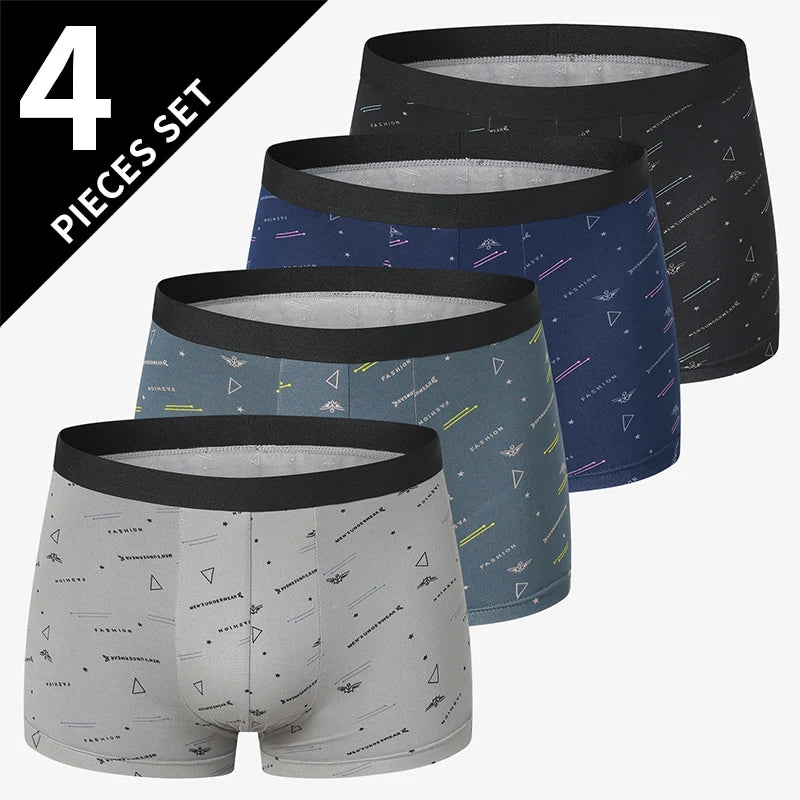 Lot de 4/5 Boxers Homme – Tailles Européennes & Motifs Mode – CLEVI Paris