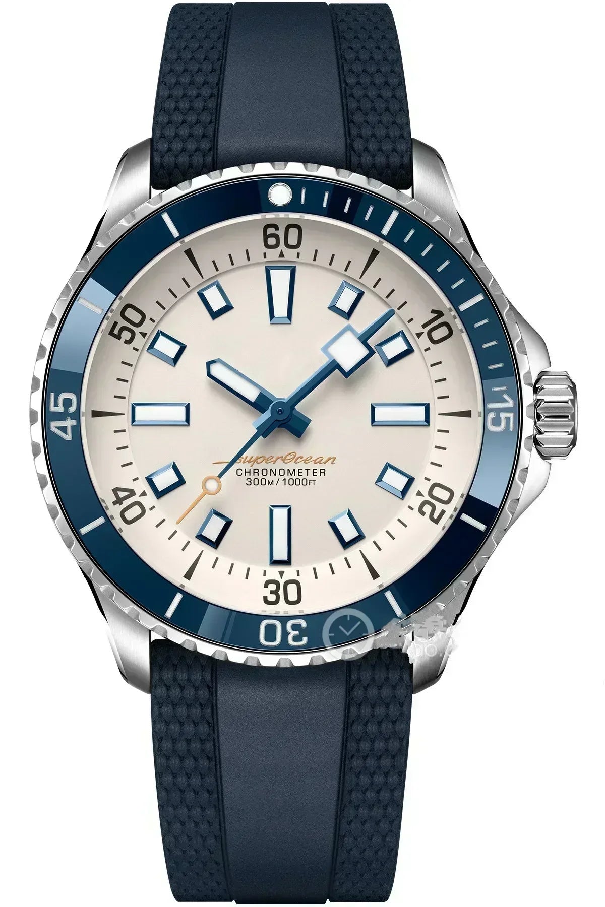 Montre Homme Automatique Luxe Acier Verre Saphir Couronne Vissée Cytupr – CLEVI Paris