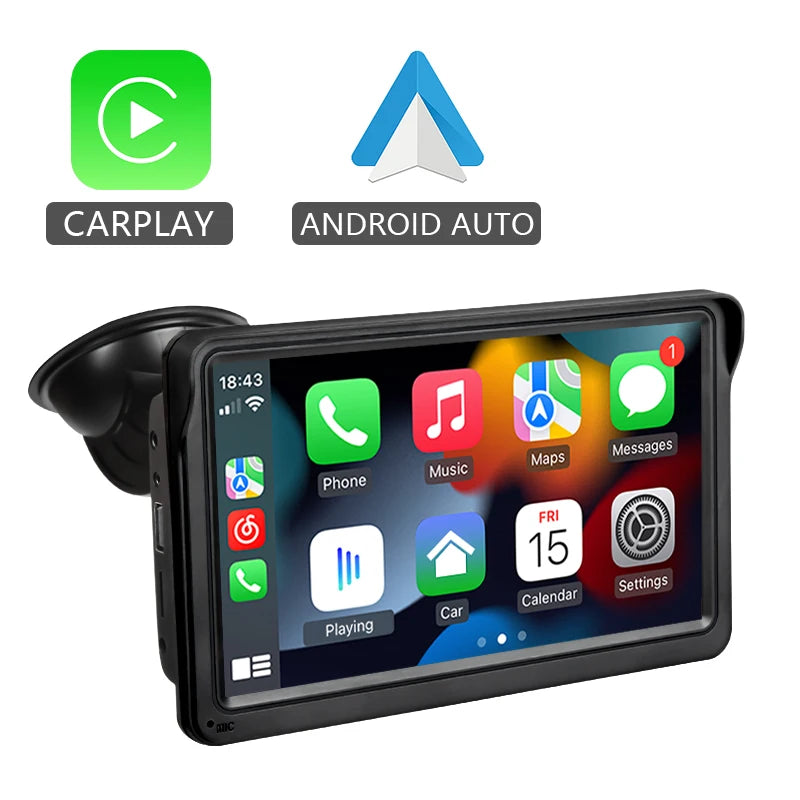 Autoradio 7 Pouces Tactile CarPlay Sans Fil Android Auto Bluetooth 5.0 Caméra Recul – CLEVI Paris