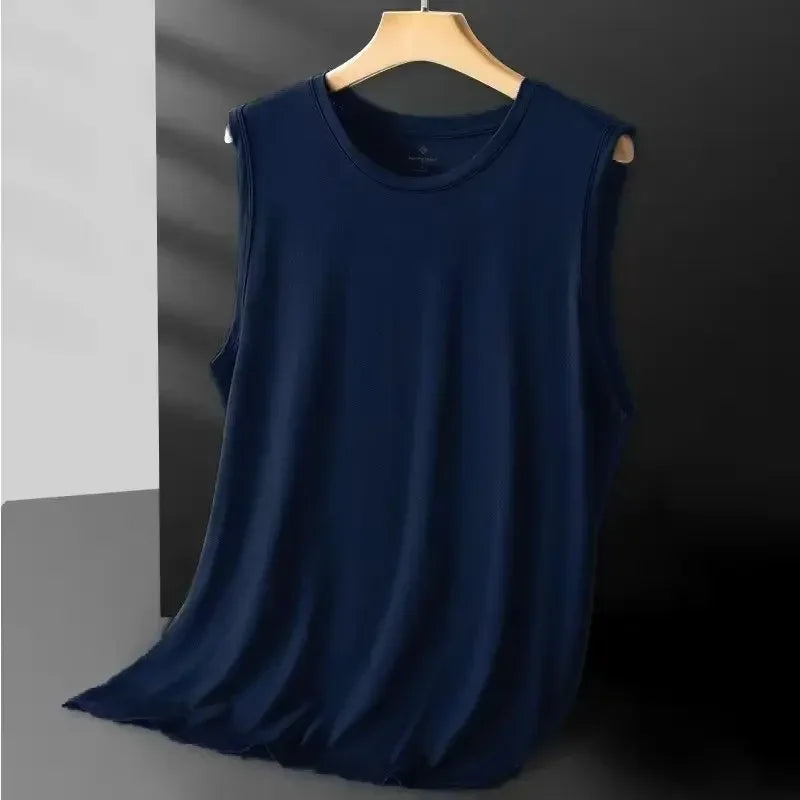 Débardeur Homme Ice Silk Mesh Polyester Léger Sans Manches – CLEVI Paris