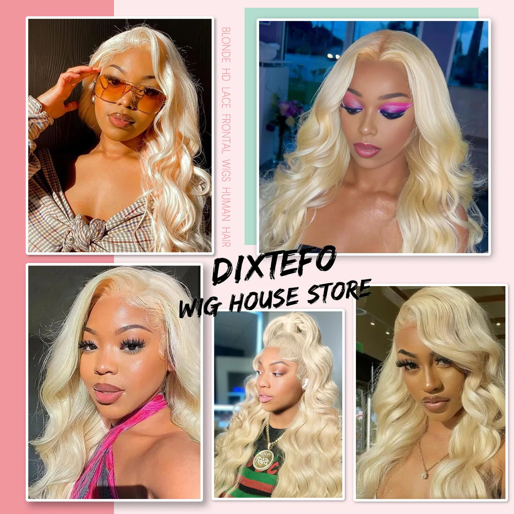 Perruque Lace Front Body Wave Blonde #613 Remy – CLEVI Paris