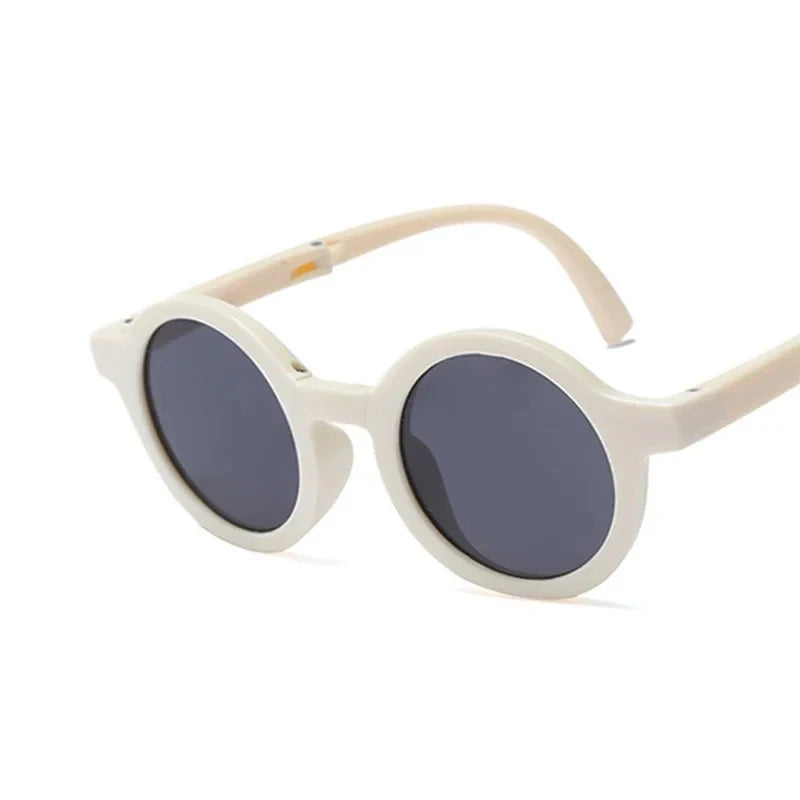 Lunettes de Soleil Enfant Pliables – Rondes, Mignonnes, 7 Coloris – CLEVI Paris