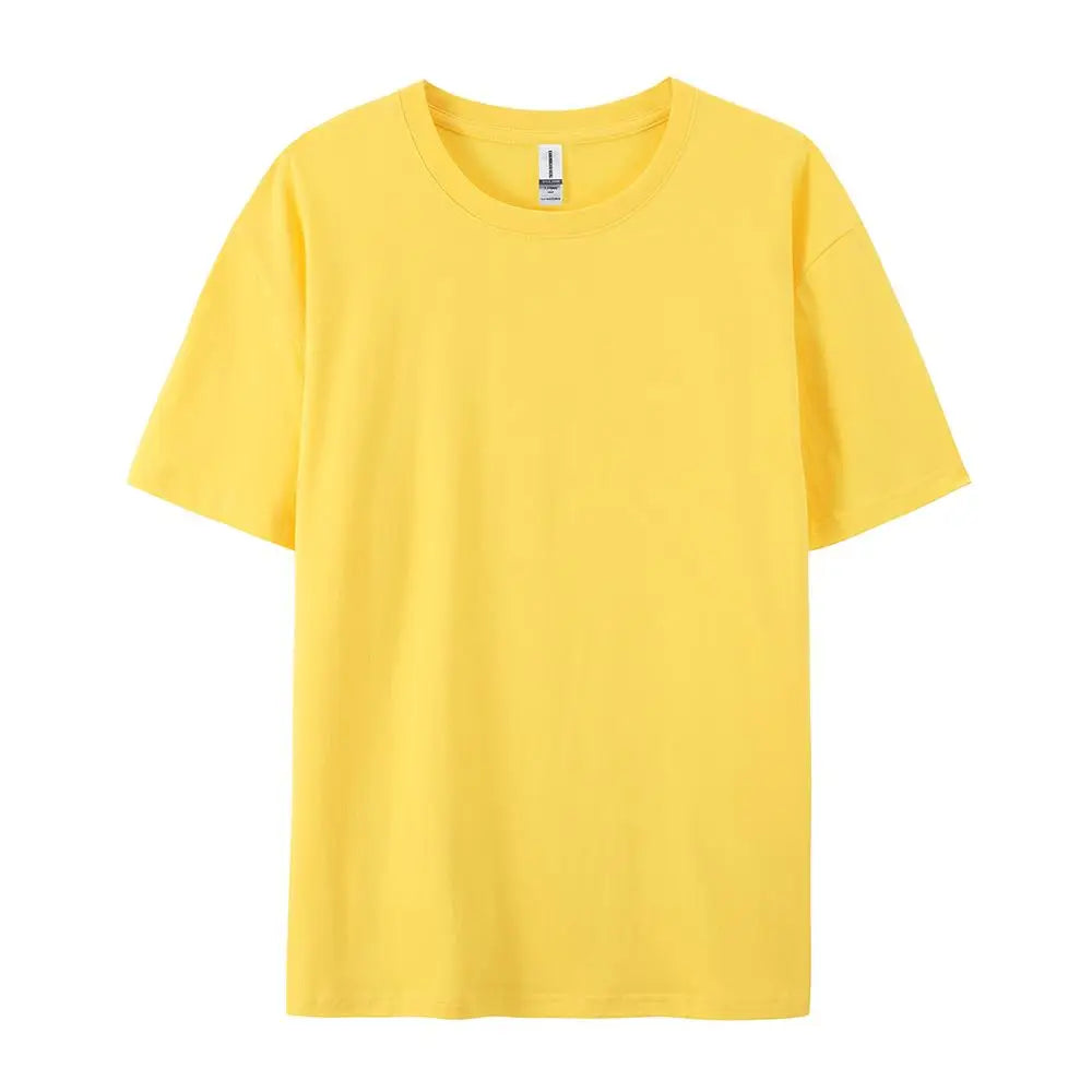 T-Shirt Unisexe Coton Col Rond Manches Courtes Coupe Loose 20 Coloris Candy Été – CLEVI Paris
