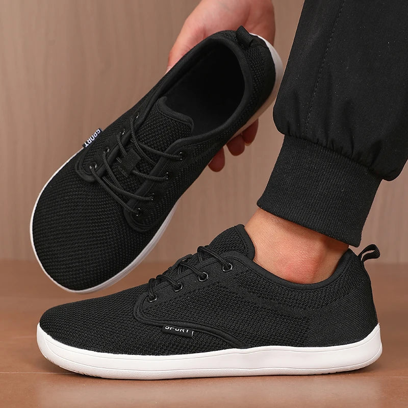 Sneakers Mesh Unisexe Respirantes Bout Large – CLEVI Paris