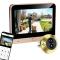 Judas Connecté WiFi 3MP TNTX Tuya – Visiophone Numérique 140°, Audio Bidirectionnel, Batterie 5000mAh, App Tuya/SmartLife